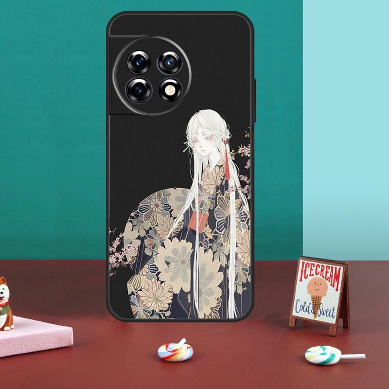 Japanese Art Kimono Tattoo Case For OnePlus 11 10T 10R 8T 8 9 10 Pro Cover For OnePlus Nord 3 2T CE 2 Lite N10 N20 N30