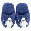 MORIPiLO Moomin Hattifattener Slippers Indoor Size Nordic Makura No 427589 & (Fluffy Knyak) Shoes, 24.0-25.0cm, Plush, Style, Cute, Navy, Morishita,