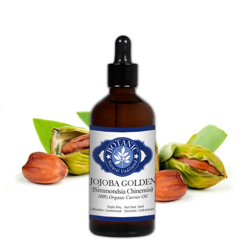 Botanic England Organic Jojoba Oil 100ml Cold-Pressed Unrefined