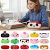 Zipper Design Pencil Case Large Opening Design Stationery Bag Stationery Pouch  School Supplies