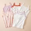 A-Class Summer Pure Cotton Antibacterial Tank Top for Girls and Infants