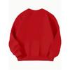 European sizes Kids' Black joyful Face & Password Print Sweatshirt - Casual Winter Sweater with & joyful Eyes, Round Neck Pullover
