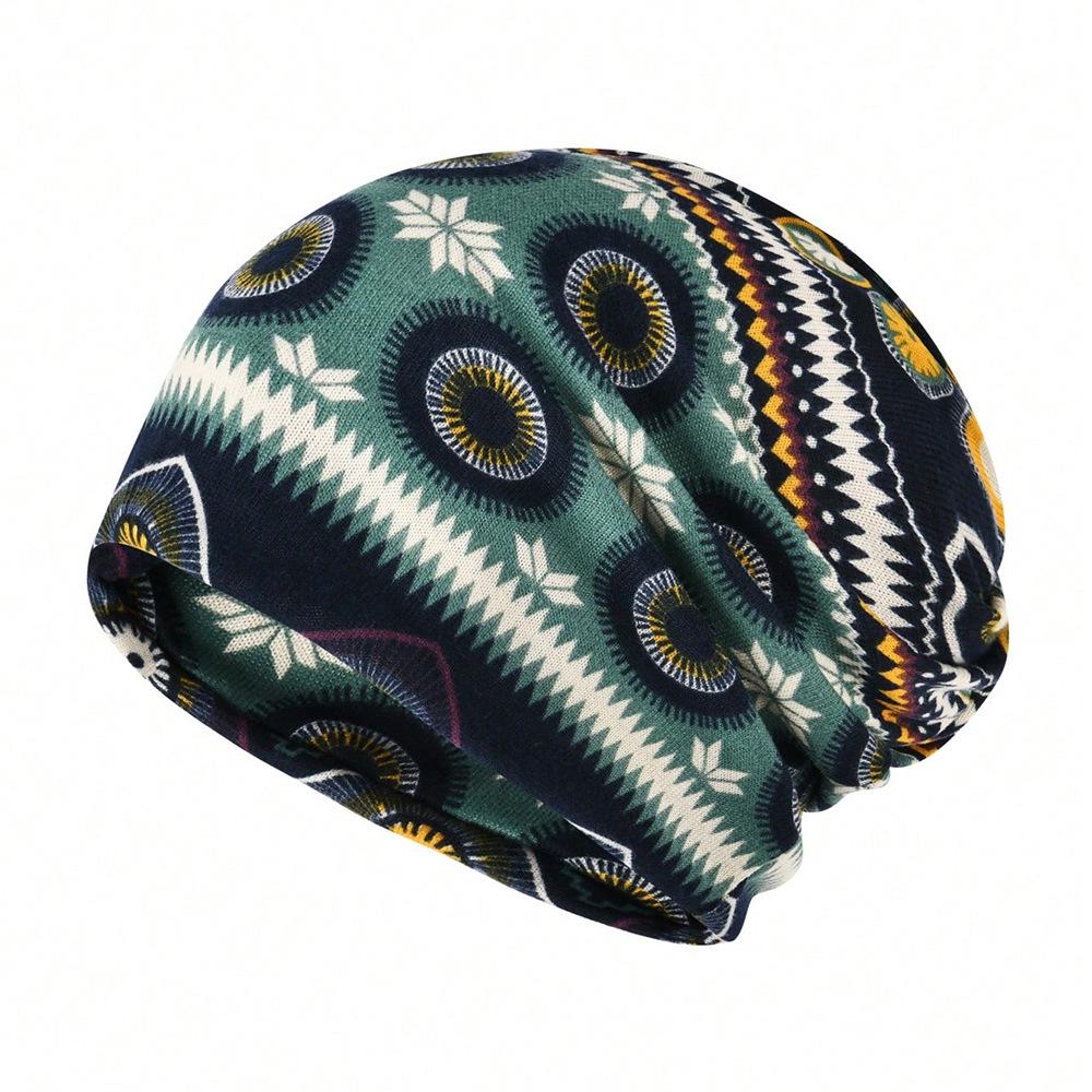 Winter Fleece-Lined Windproof Beanie: Multifunctional Cashmere Slouchy Hat for Outdoor Sports & Cycling