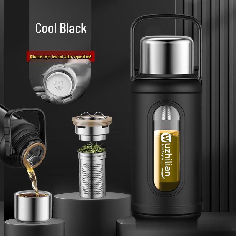 Shangqi Anti-fall Sports Glass Water Bottle