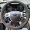 Pentru Ford Focus 3 2012 - 2014 KUGA Escape 2013 - 2016 Husa Volan Auto Cusută Manual DIY Piele de Cămilă Neagră