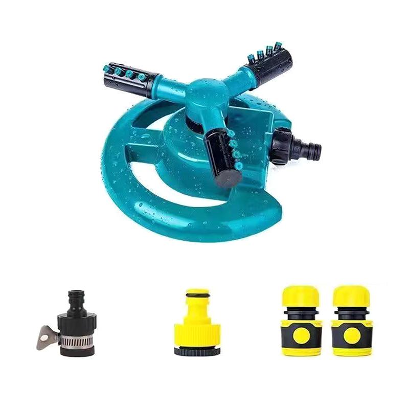 Ugello irrigatore Rotazione automatica a 360 gradi Acqua nebulizzata Giardino Prato Irrigatore automatico Irrigazione del giardino Forniture per l'irrigazione