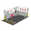 Automobile Toy 1/32 Car Garage Parking Space Garage DIY Scene Parking Lot Model  For Children
