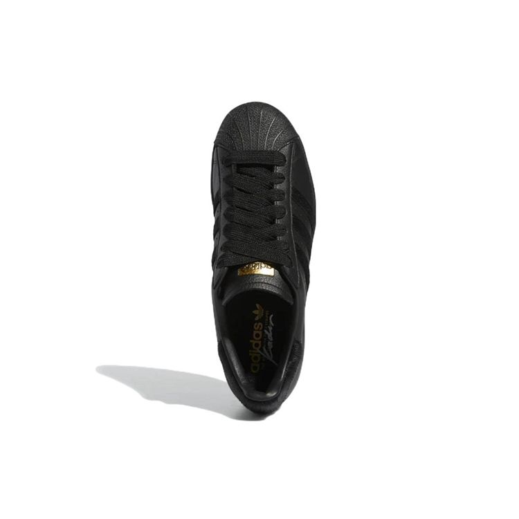 Kader Sylla X Adidas Superstar ADV Monochrome Black Unisex Sneakers Core-Black Gold-Metallic GX7172