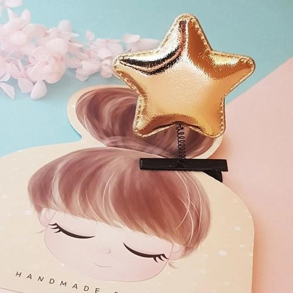 10 Gold Star Hairpins Spring Pins Claw Clips Group Events Amusement Parks Concerts Sports Days