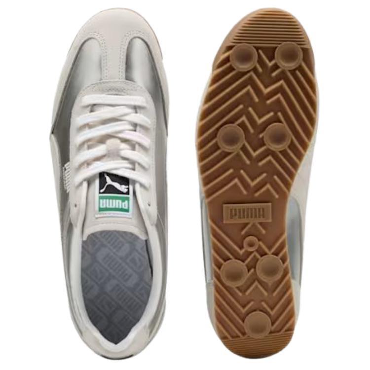 PUMA Arizona Astro Escape Abrasion Resistant Low top Casual Shoes Unisex Beige Silver 403154-01