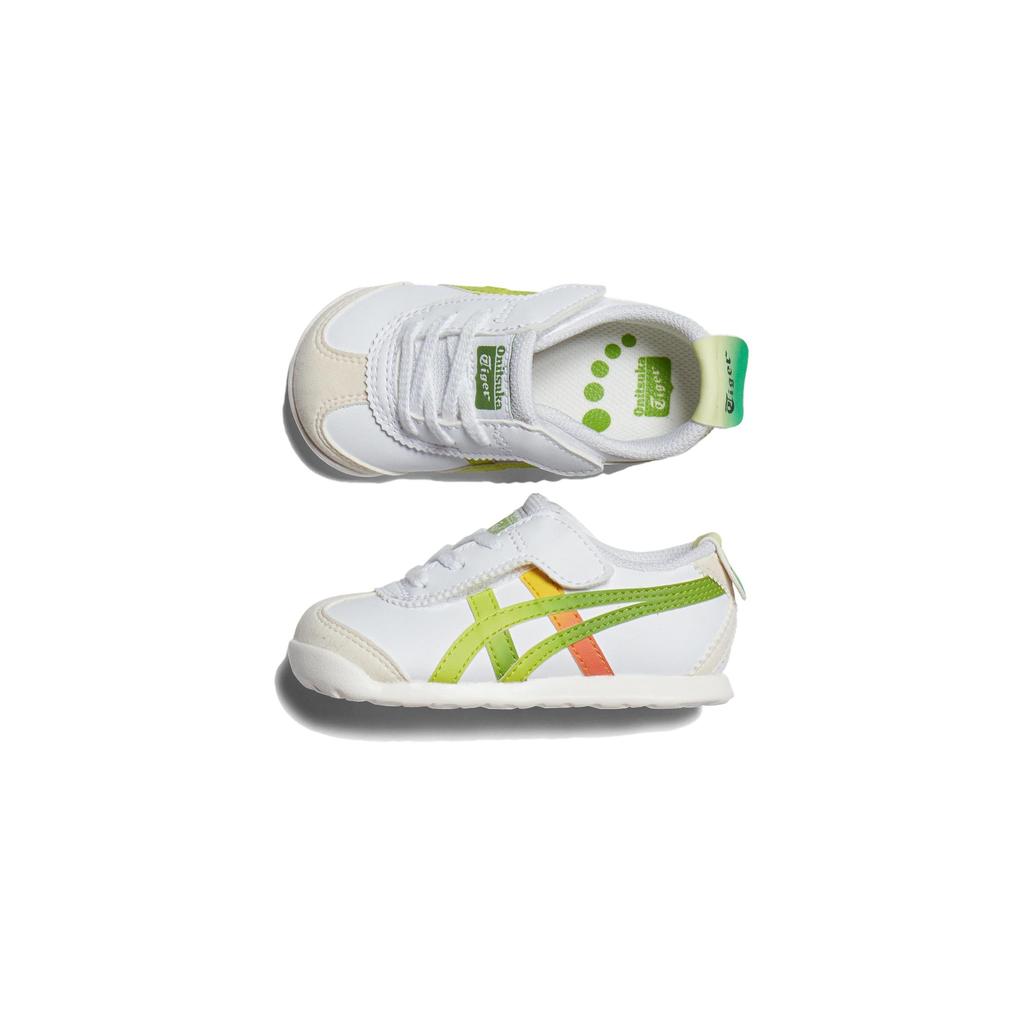 ONITSUKA TIGER Mexico 66 Non-Slip Low-Top Walking Shoes Baby Shoes White Green 1184A218-100