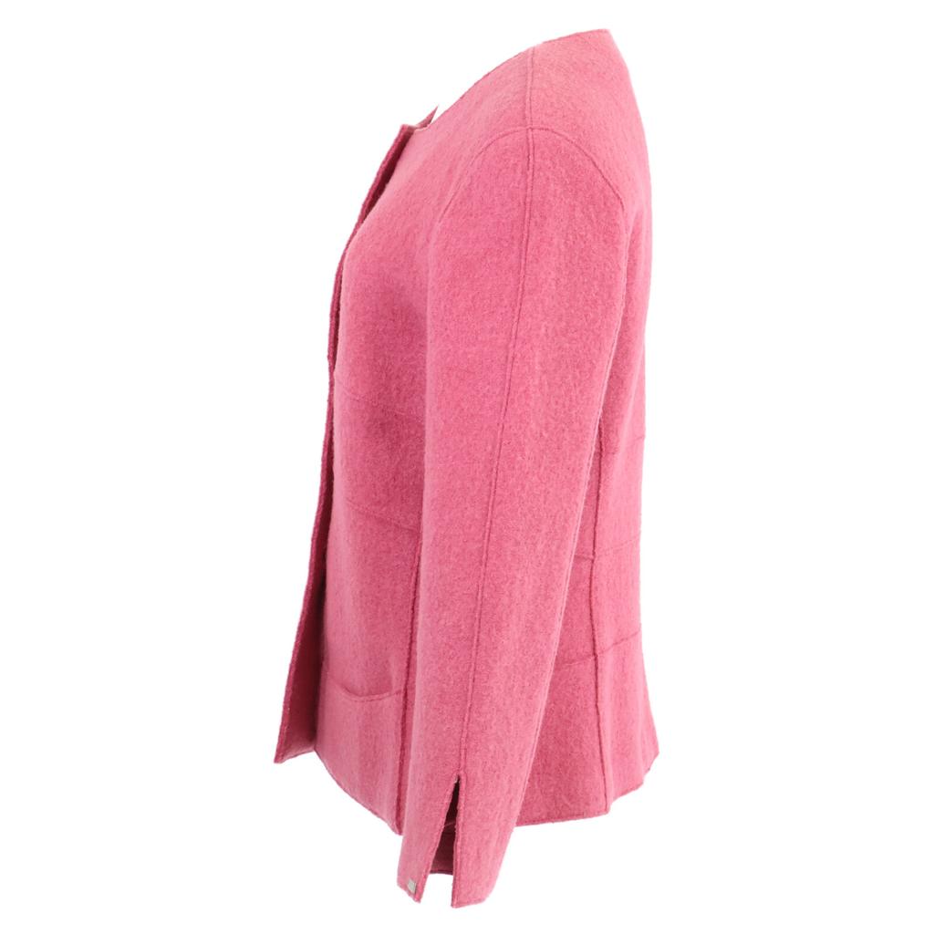 Chanel [Domestic Genuine] P14213V08014 99A Wool Collarless Jacket 36 pinkUsed