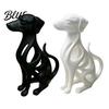 Lop Ear Dog Figurine Desktop Ornament Hollow Curved Surface Sitting Hound Figurine