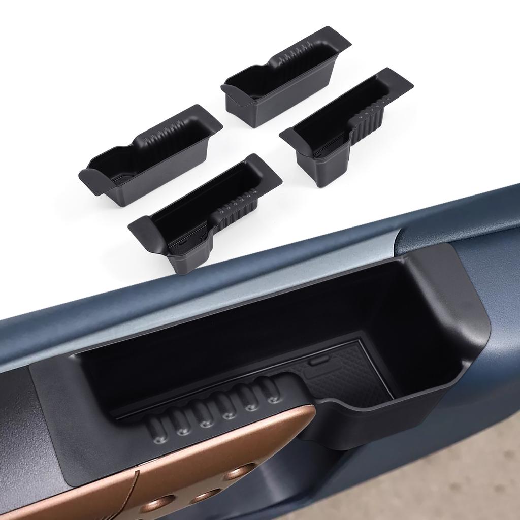 for Ford Maverick 2022-2025 Door Side Storage Box Front Rear Door Handle Tray Organizer Tidying Car Accessories