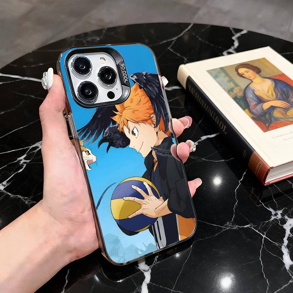 S-Shoyo H-Hinata BOY H-Haik-yu Phone Case For iPhone 17,16,15,14,13,12,11 Plus,Pro Max,XS,Colorful Silver Phone case Funda Cover