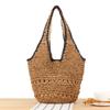 Summer New Woven Straw Bag for Casual Seaside Vacati Beach Daily Wear Casual Commuting Large-capacity Women's Shoulder Bag Sac