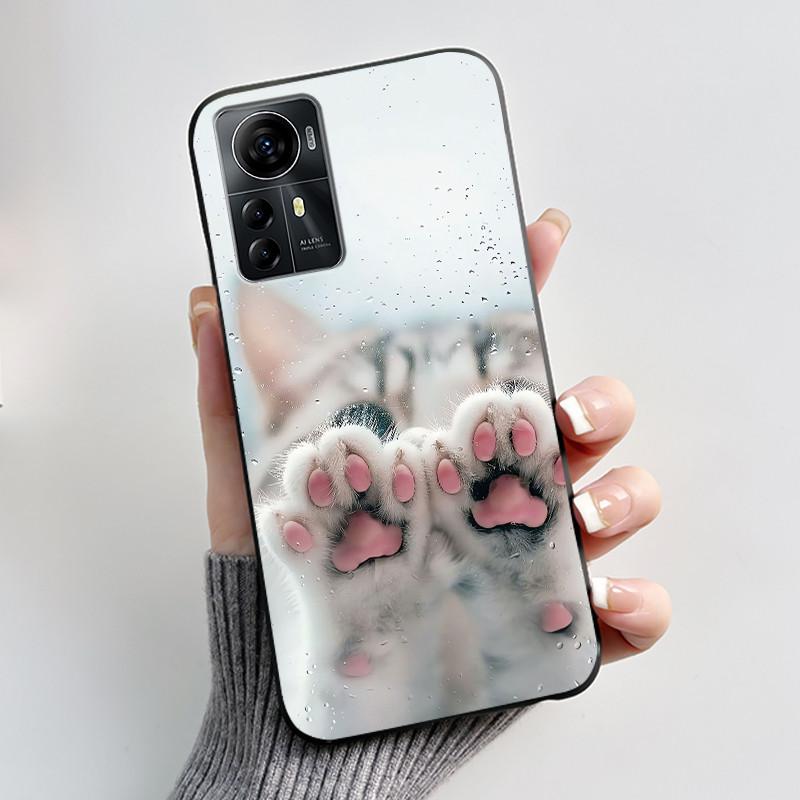 Casing For ZTE Blade A72s A7050/V41 Smart Case Luxury Dragon Cute Cool Boys Girls Black Matte Soft TPU Silicone Shell Back Cover