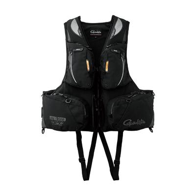Gamakatsu Ultima Shield Pro Schwimmweste GM2183 Schwarz x Carbon Schwarz M