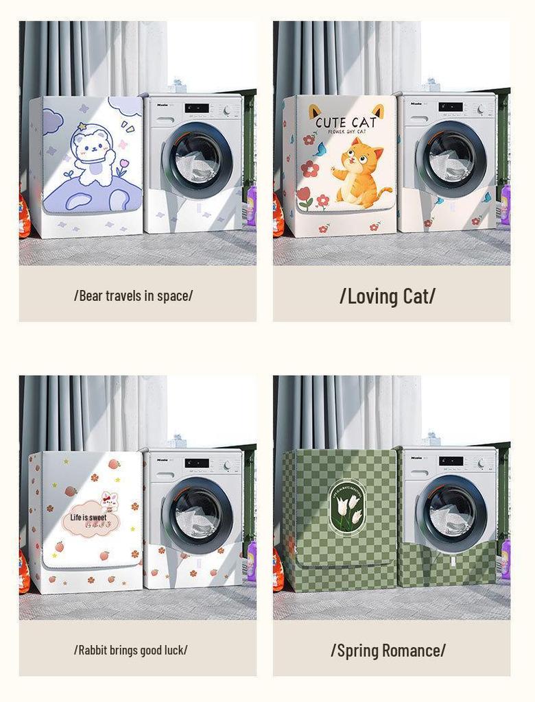 Waterproof Sunproof Cover for 10kg Fully Automatic Washing Machines