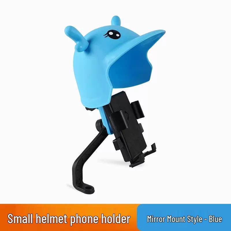 Compact Waterproof Phone Holder with Sunshade for Motorcycle, Scooter & Bicycle Riders.