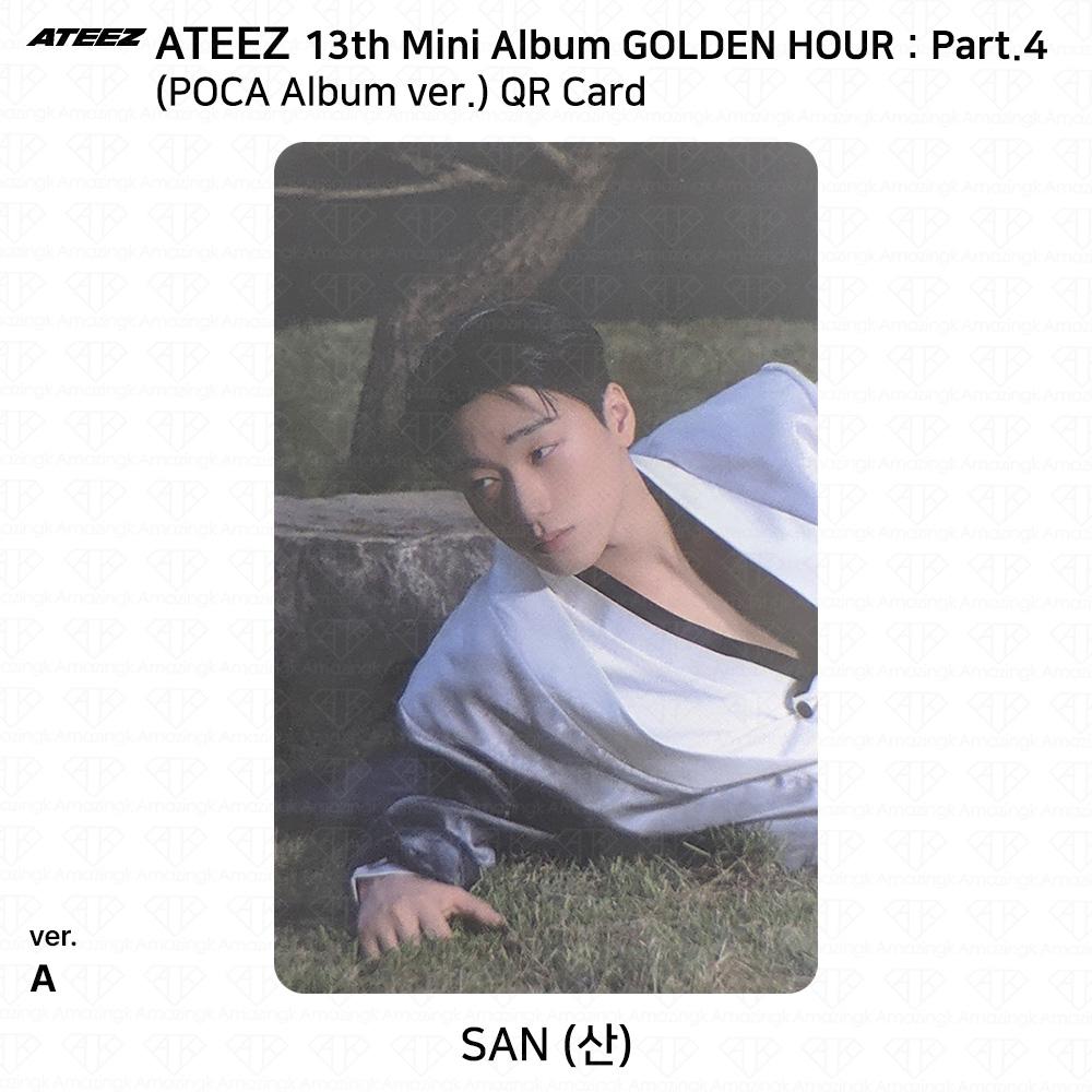 ATEEZ 13. Mini-Album Golden Hour Teil 4 POCA Album Version. Fotokarte