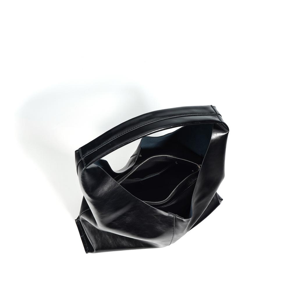 Autumn and Winter Premium New Maillard Retro Casual Large Tote Bag Soft Large Capacity Shoulder Tote Niche Bag