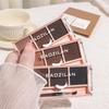 Baozhilan Tri-Color Eyebrow & Blush Palette with Brush - Natural Look, Nose Shadow, Highlight & Contour for Beginners, Easy Application.