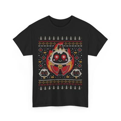 Maglione Brutto Cult più Carino T-Shirt Unisex. Il videogioco Cult of the Lamb. Natale.