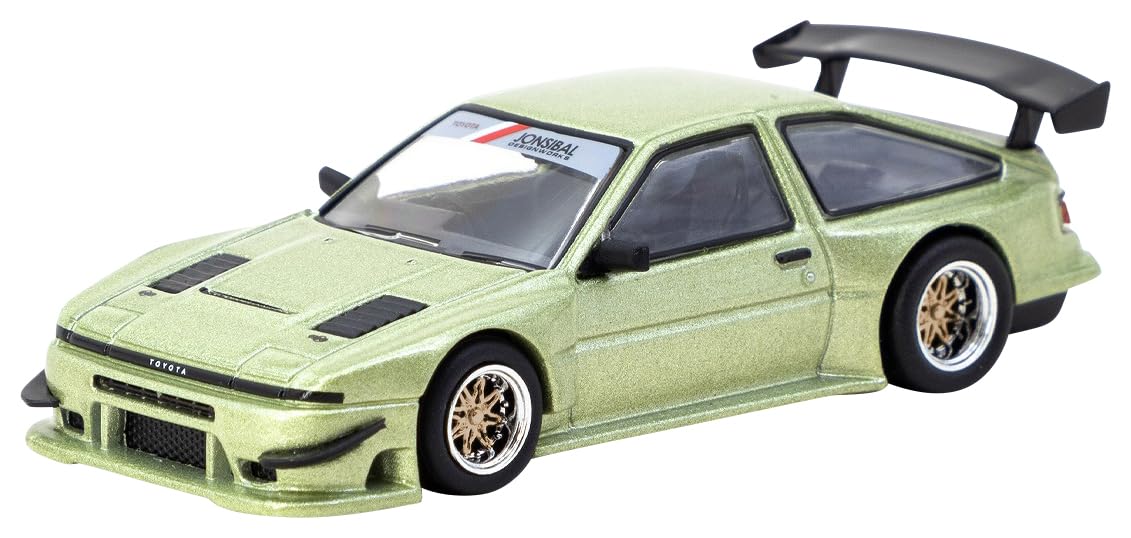 

Speedmaster Japan TARMACWORKS Scale Toyota Sprinter Trueno AE86 Widebody Green Finished Model 1/64 (T64G-060-GR)