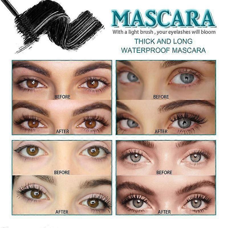 Jaysuing Mascara: Lengthens, Thickens, Curls, Sets Lashes, and Provides Natural, Long-lasting Wear.
