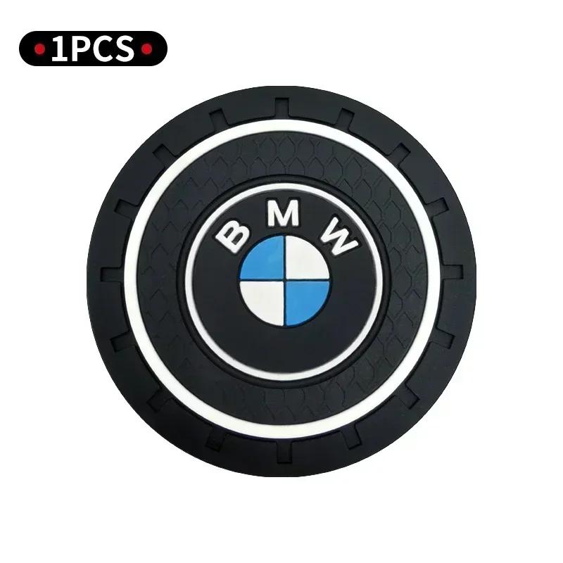 

2025 Car For BMW Car Coaster Non Slip Pad Cup Holder Mat For BMW E36 E39 E46 E60 E90 E90 F01 F10 F30 G01 G20 G21 G30 G11 F15 X5