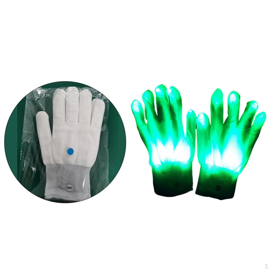 ing Neon Gloves Rave Party Supplies Colorful Glow Finger Lights for Dark Halloween