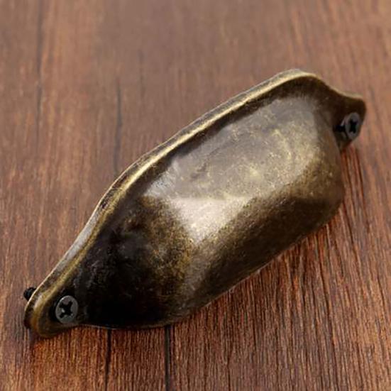 2 Stücke Küche Schrank Tür Schrank Tasse Schublade Möbel Retro Pull Shell Griffe