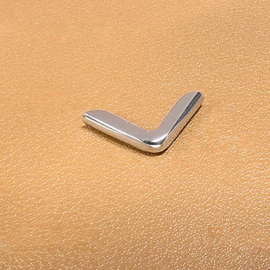 50 Stück Bucheckenschoner Schwerlastmetall Universal Scrapbooking Buch Fotoalbum Menüs Notizbuch Mappe Aktenecke Schutzhülle Schutz