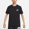 Nike Logo Print Crew Neck Short Sleeve T-Shirt Men Tops Black DR7810-010