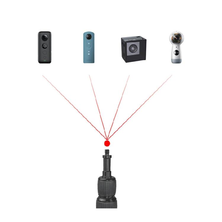 6-teiliger ausziehbarer Mikrofonarmstange für Filmaufnahmen mit 1/4" / 3/8" Gewinden