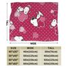 Snoopys Heart Love Flannel Throw Blankets Cartoon Blanket for Bed Travel Super Soft Bedspread,