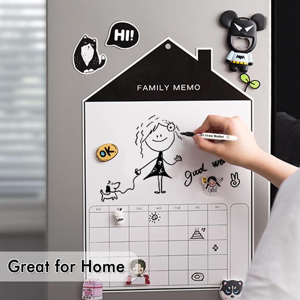 Lineon Whiteboard Set mit feinen, schnelltrocknenden Markern, Schwarz, 100, Radierer, Magnet, Spitze,