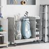 Golf Cabinet with Wheels Universal Concrete Grey 120 x 45 x 98 cm