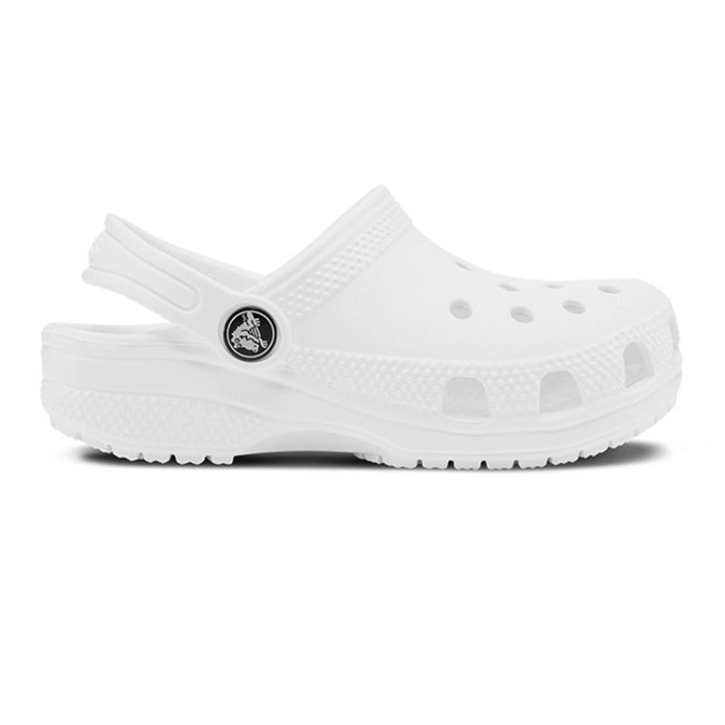 Crocs Classic clog Classic Hole Sandals White Kids' Style
