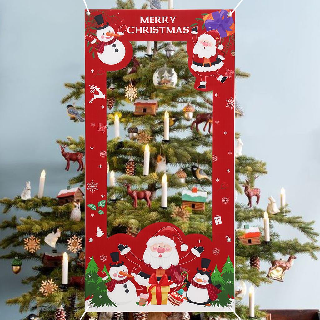 2025 New Year's Day Photo Background Cloth Navidad Natal Noel Santa Backdrop Merry Christmas Decor For Home 2024 New Year 2025