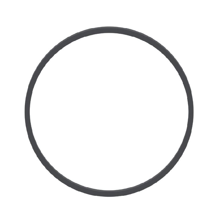 Rubberen Aandrijfriem voor Videospelers Riemen Hoge Elasticiteit 20-100mm Gevouwen Maat Optie Dikte 1.5mm