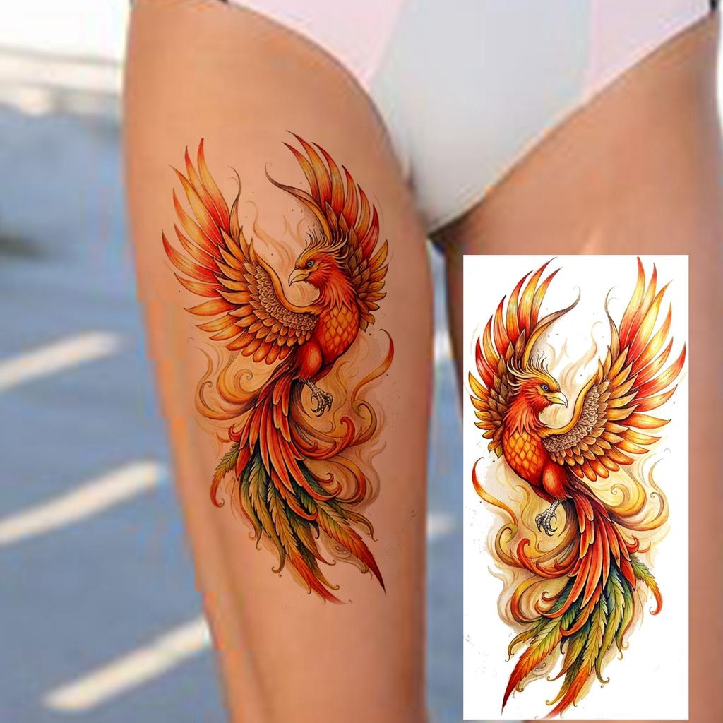 1 list Unikátní Akvarelový Lev Tygr Zvířata Dočasné Tetování Dlouhotrvající Vodotěsný Liška Sova Falešná Tetovací Nálepka Body Art Tetování