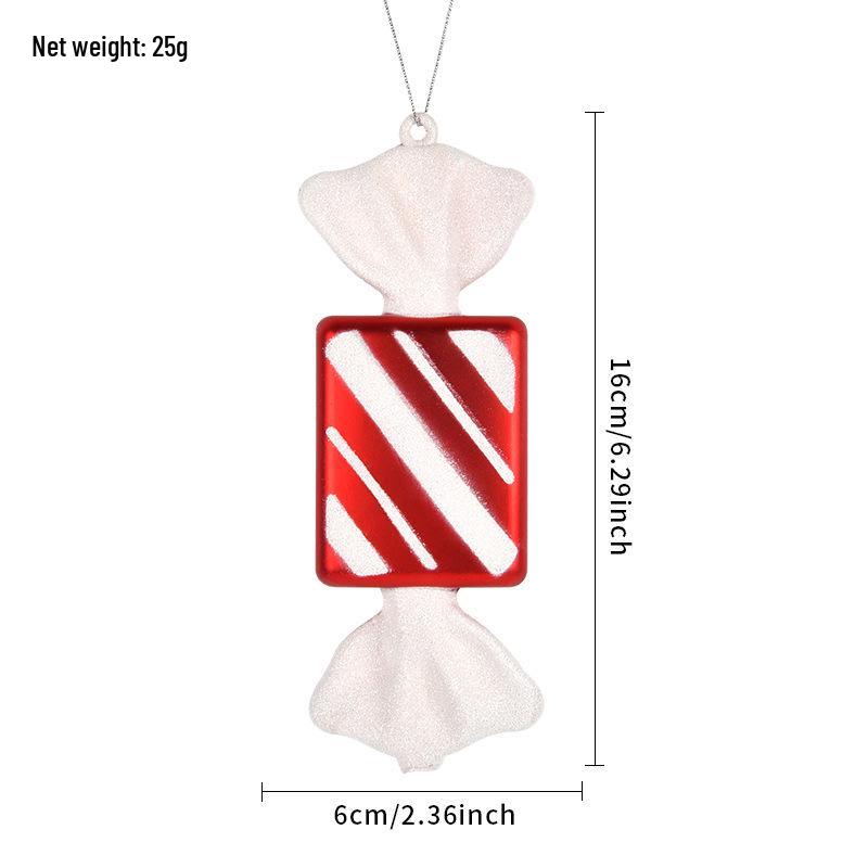 Electroplated Candy Pendants for Christmas Tree Decorations and Photography Props