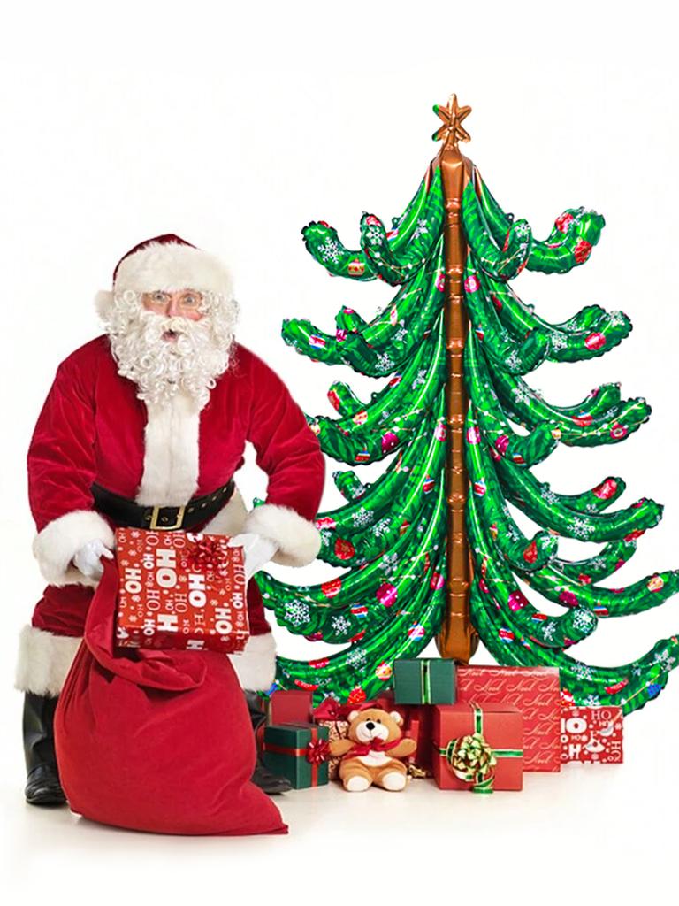 1pc 6D Green Christmas Tree Foil Balloons for Christmas Party Decoration, Birthday, New Year's Eve, Christmas, Holiday Party