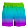 Sommer-Badehose für Herren, schnell trocknende Shorts mit Taschen und Strandshorts mit Farbverlaufsdruck