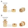 2Pieces Heavy Duty Reinforced Brass Hose Joints Water Pipe Connectors Fittings Easy Twist Suitable For Irrigation Tools