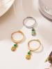 Qiong Yao Ocean Series Rhinestone Pendant Necklace & Hand Foot Chain Jewelry Set