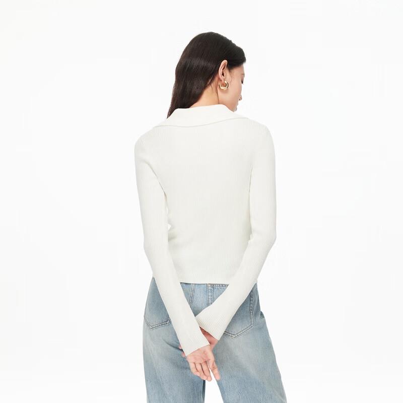 VEROMODA Women's Slim Fit Ribbed Knit Top