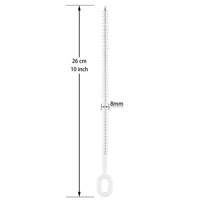 1/4Pcs Straw Cleaner Brush 4 Diameters Full Coverage Bristles Extra Long Pipe Straw Cleaners Brush For Tumbler Sippy Cup Kettle